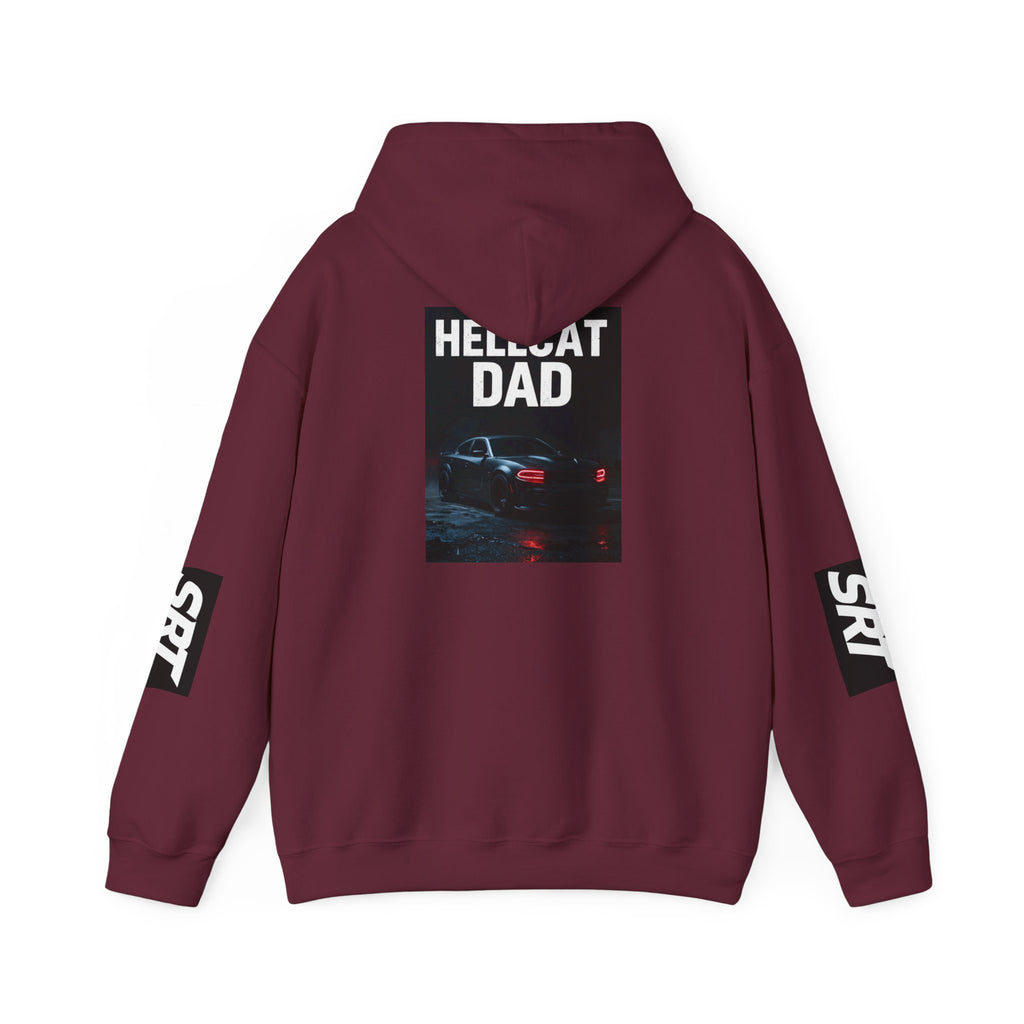Hellcat Dad Hoodie — SRT Muscle Car Pullover
