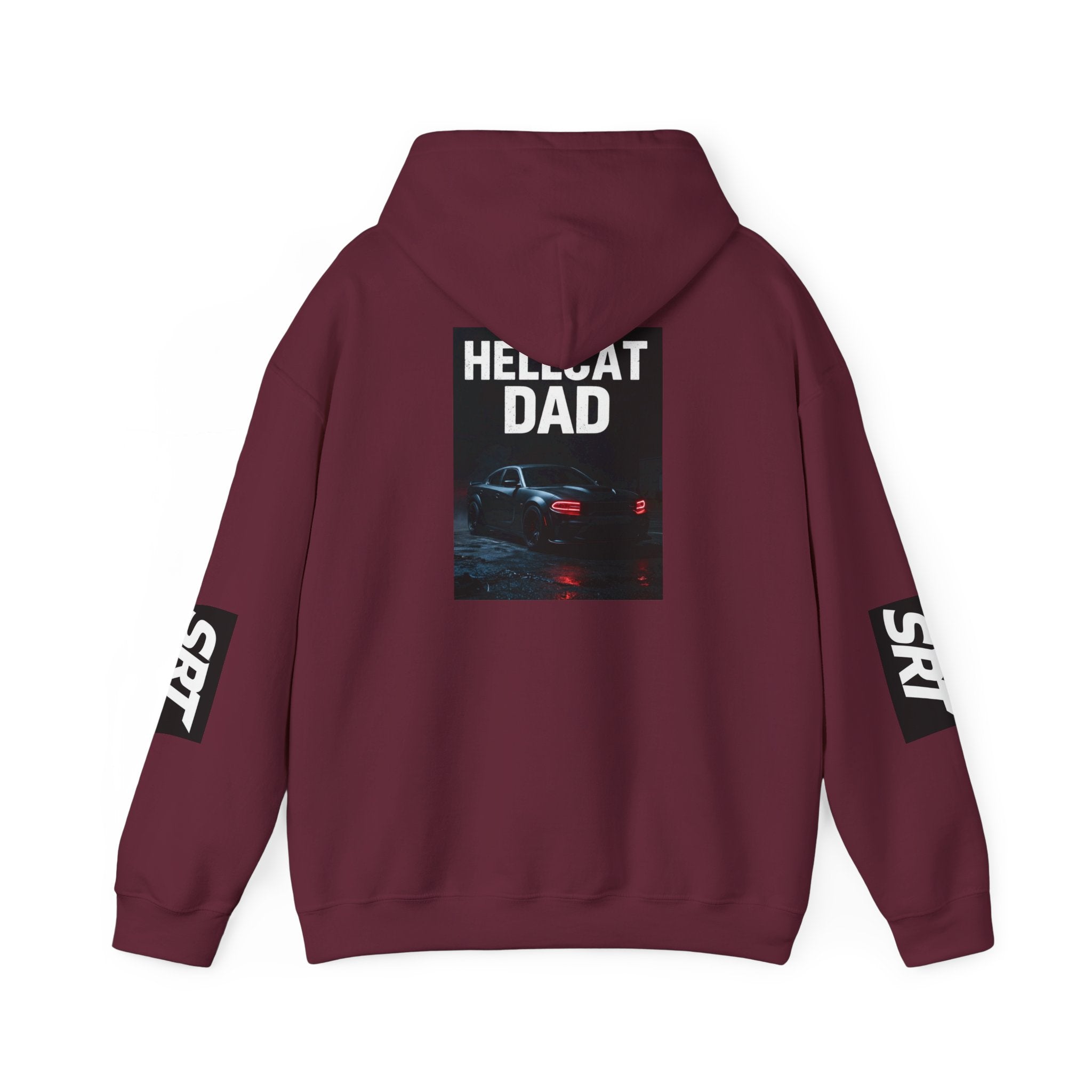 Hellcat Dad Hoodie — SRT Muscle Car Pullover