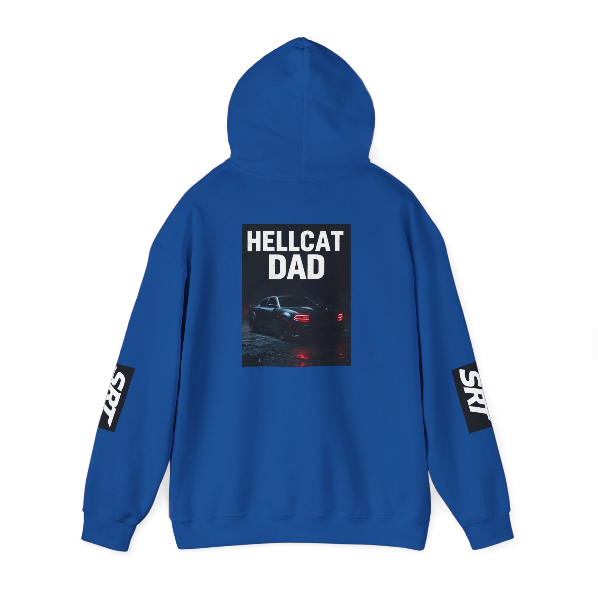Hellcat Dad Hoodie — SRT Muscle Car Pullover