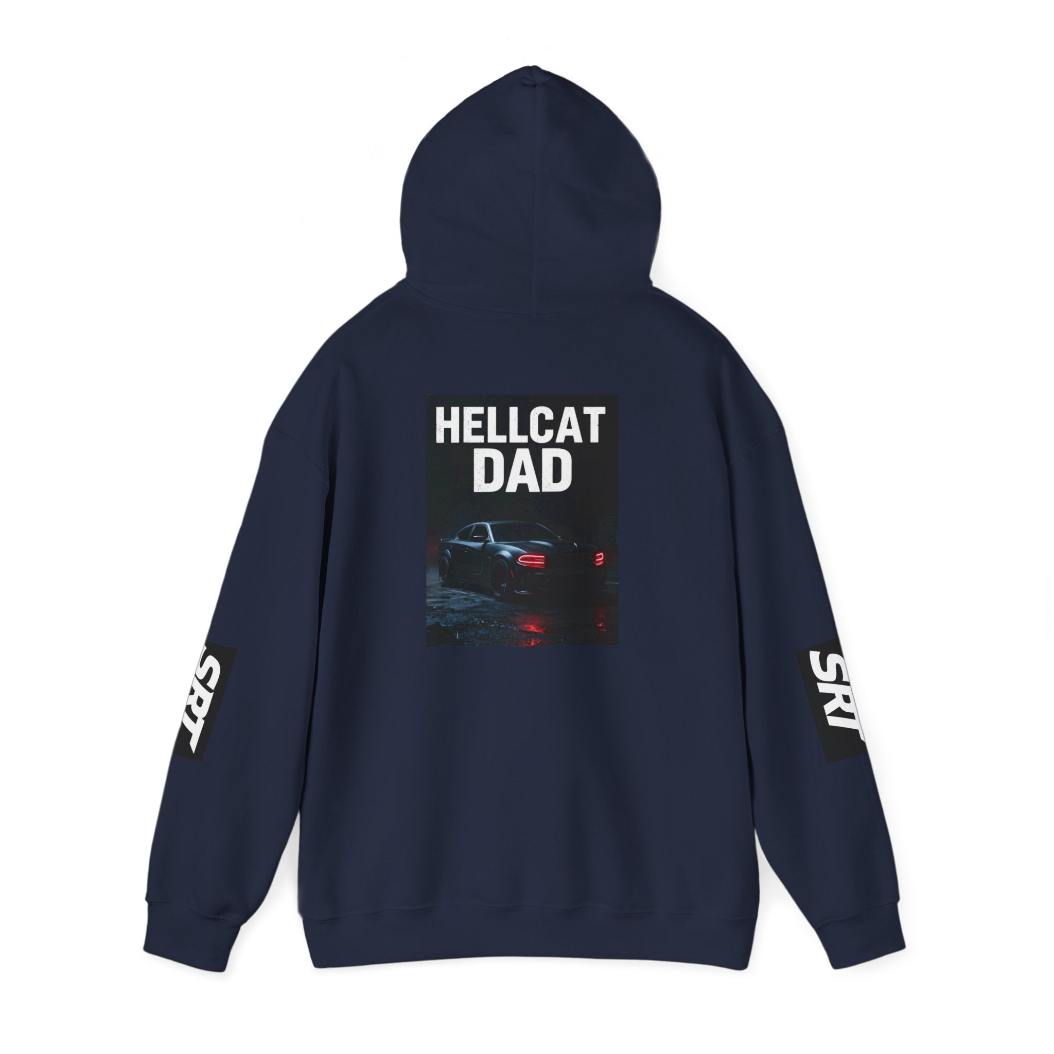 Hellcat Dad Hoodie — SRT Muscle Car Pullover