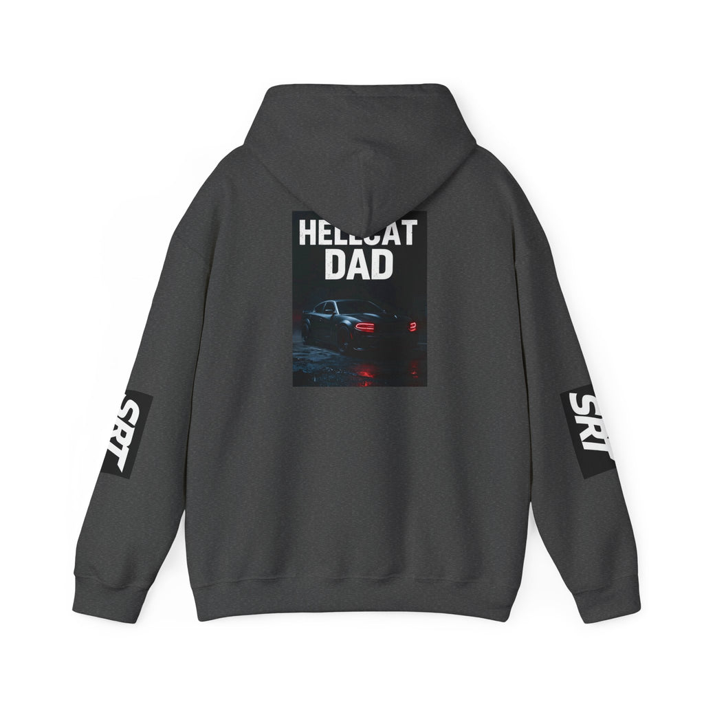 Hellcat Dad Hoodie — SRT Muscle Car Pullover
