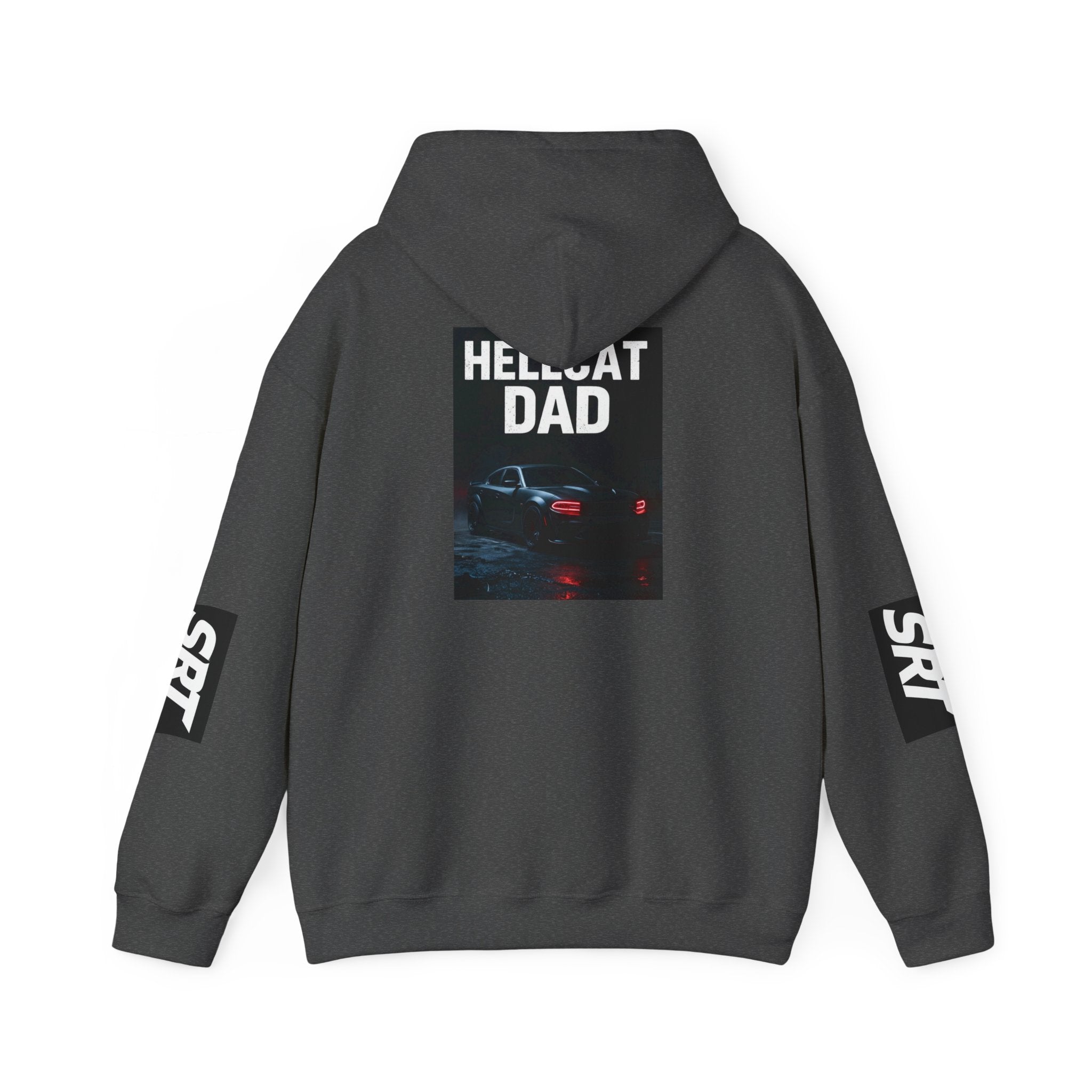 Hellcat Dad Hoodie — SRT Muscle Car Pullover