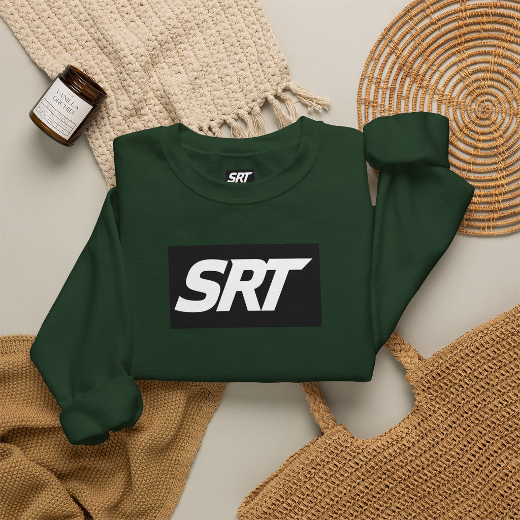 Hellcat Dad SRT Crewneck Sweatshirt — Muscle Car Dad Graphic Pullover
