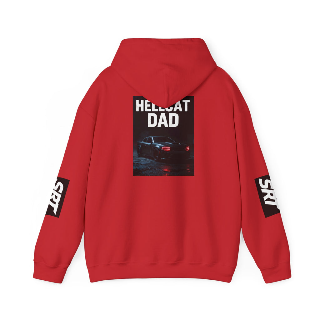 Hellcat Dad Hoodie — SRT Muscle Car Pullover