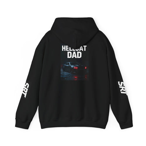Hellcat Dad Hoodie — SRT Muscle Car Pullover