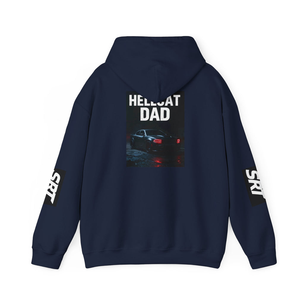 Hellcat Dad Hoodie — SRT Muscle Car Pullover