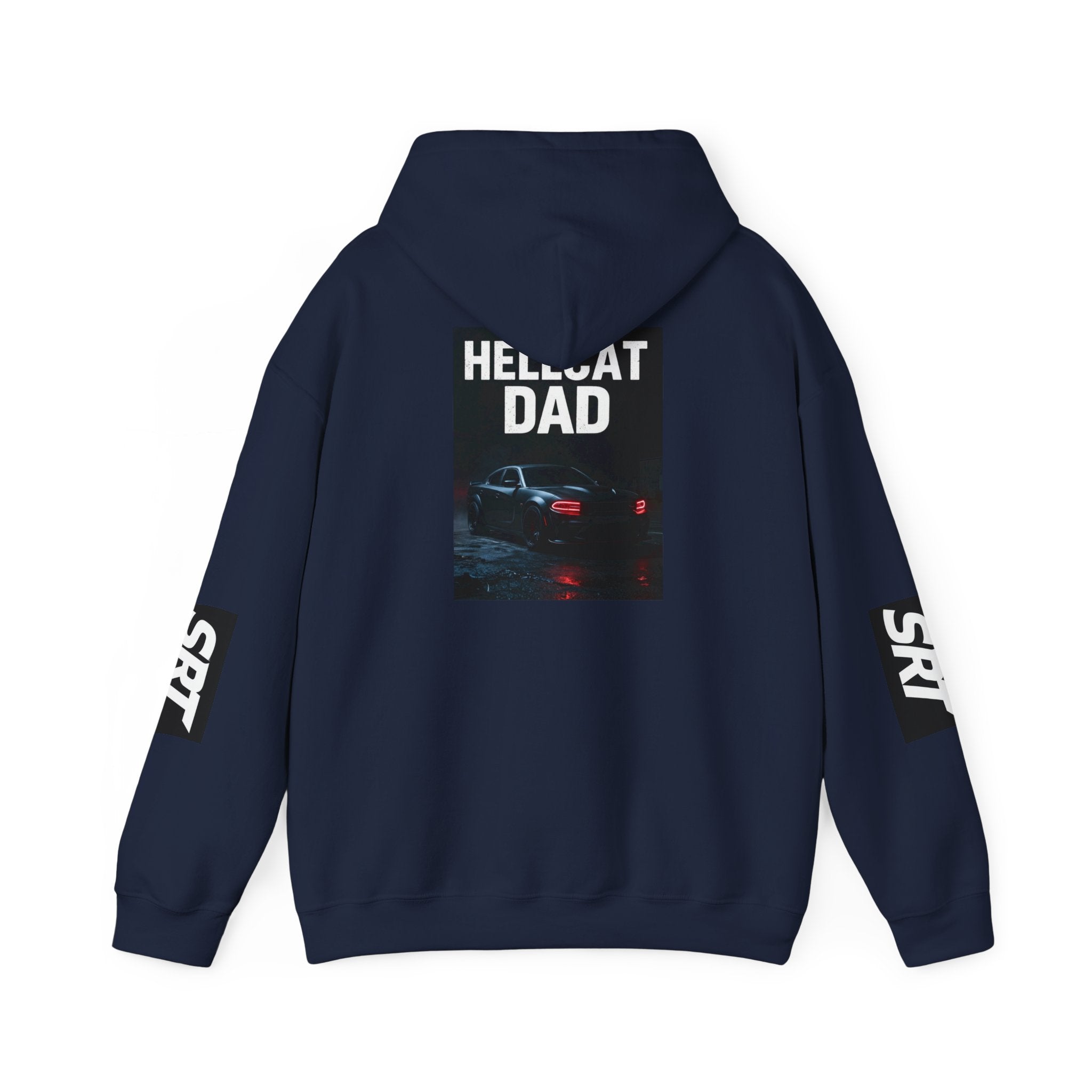 Hellcat Dad Hoodie — SRT Muscle Car Pullover