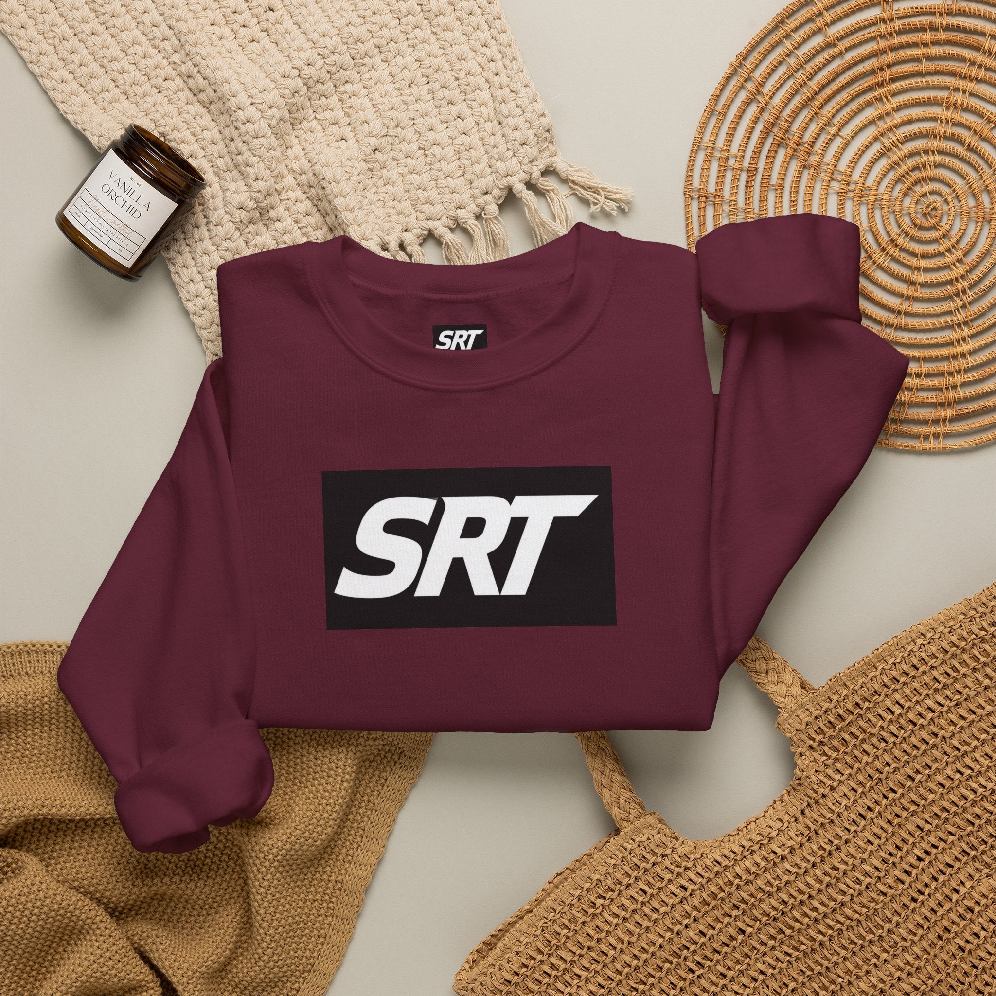 Hellcat Dad SRT Crewneck Sweatshirt — Muscle Car Dad Graphic Pullover