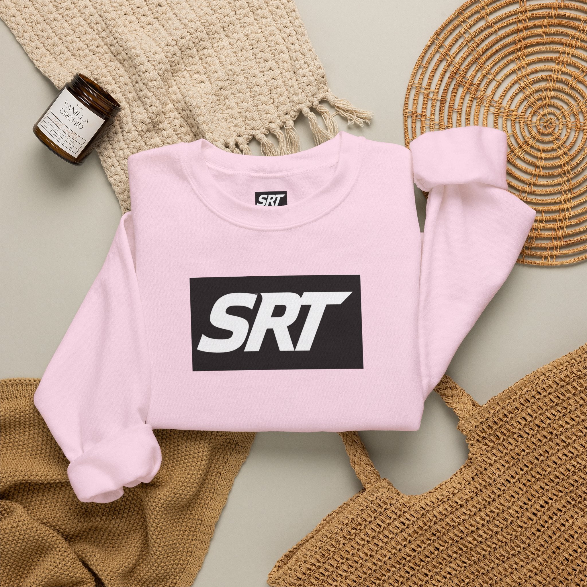 Hellcat Dad SRT Crewneck Sweatshirt — Muscle Car Dad Graphic Pullover