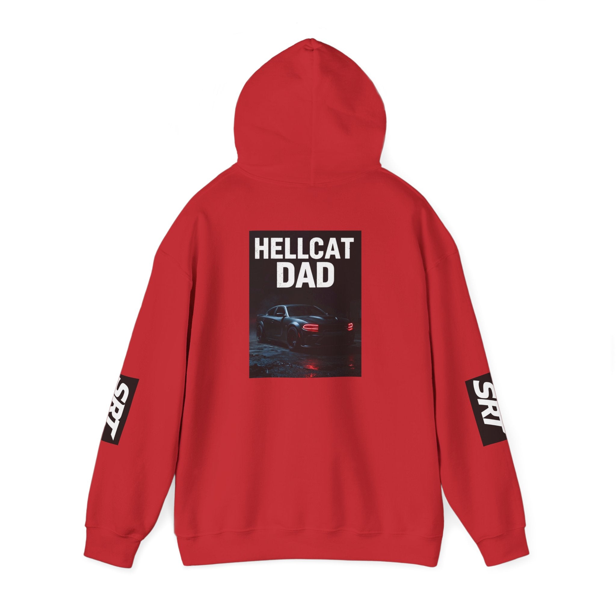 Hellcat Dad Hoodie — SRT Muscle Car Pullover