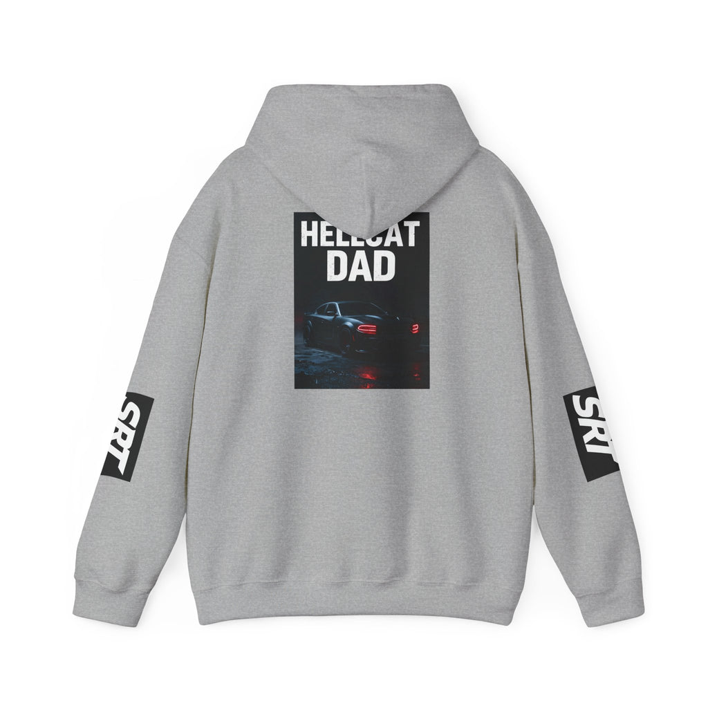 Hellcat Dad Hoodie — SRT Muscle Car Pullover