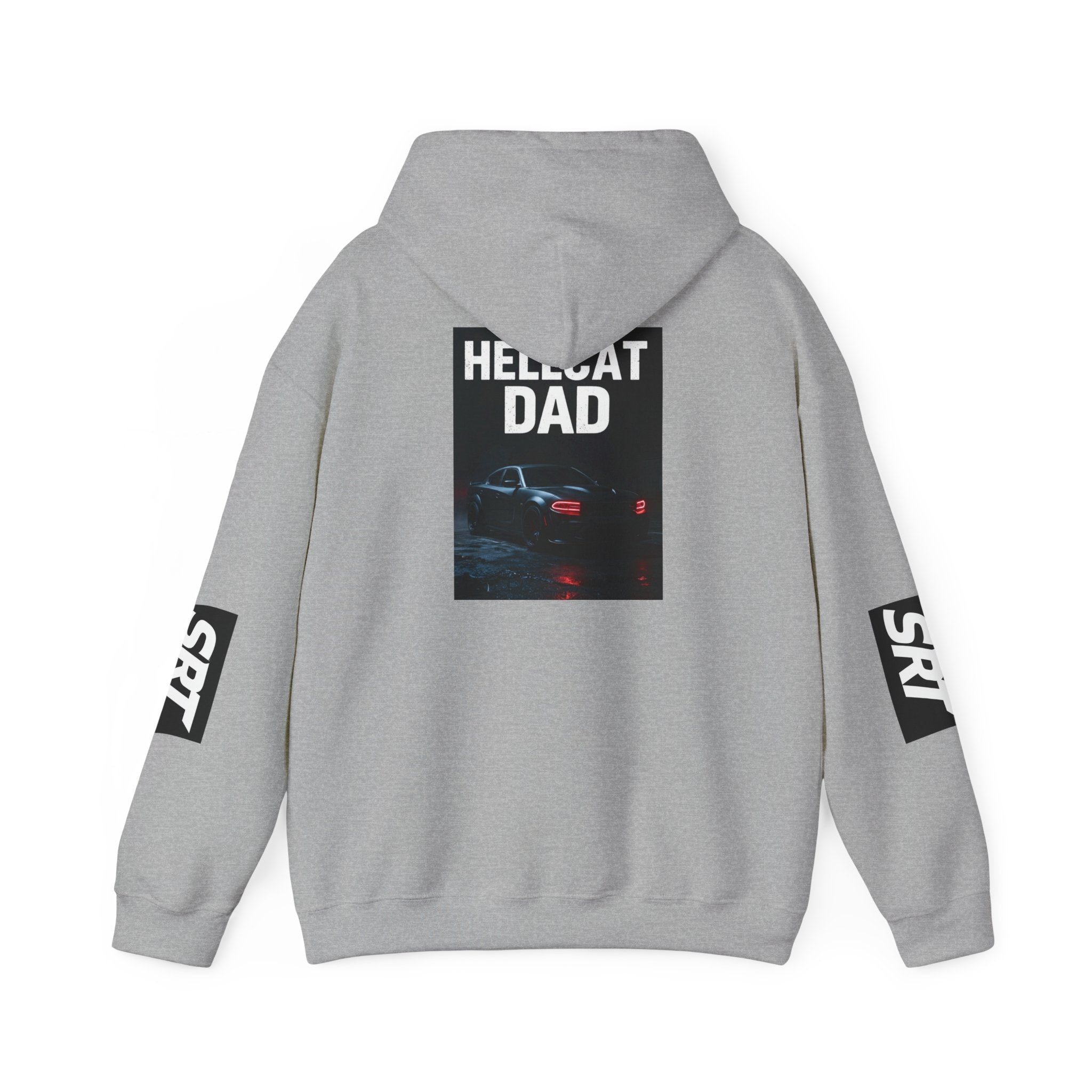 Hellcat Dad Hoodie — SRT Muscle Car Pullover