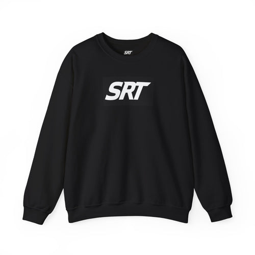 SRT Logo Crewneck Sweatshirt — Minimalist Black Box Design