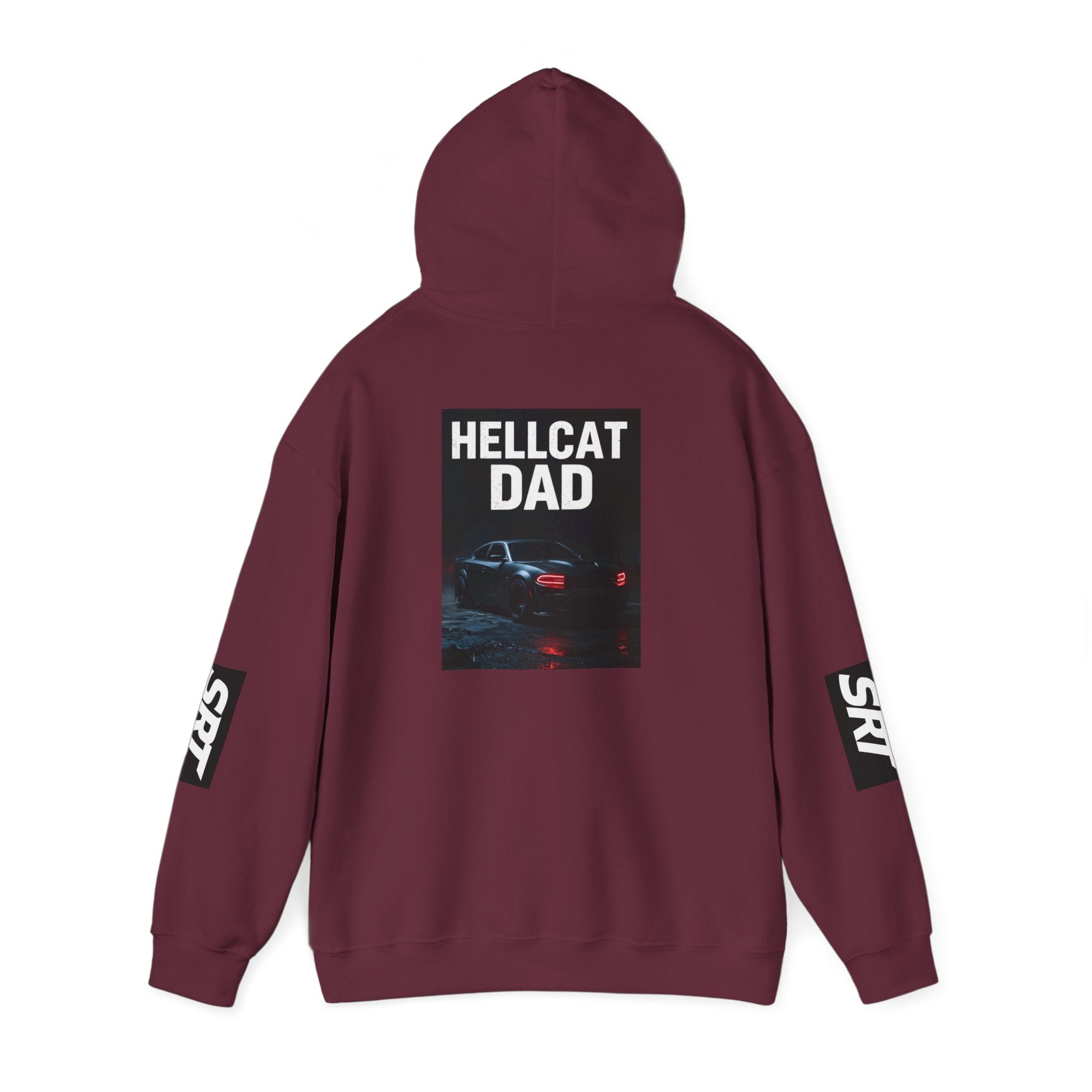 Hellcat Dad Hoodie — SRT Muscle Car Pullover